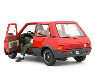 Innocenti De Tomaso Turbo 1983 Rosso & Jerry Calà (Billo)  Laudoracing 1:18 Resinemodell (Türen, Motorhaube... nicht zu öffnen!)